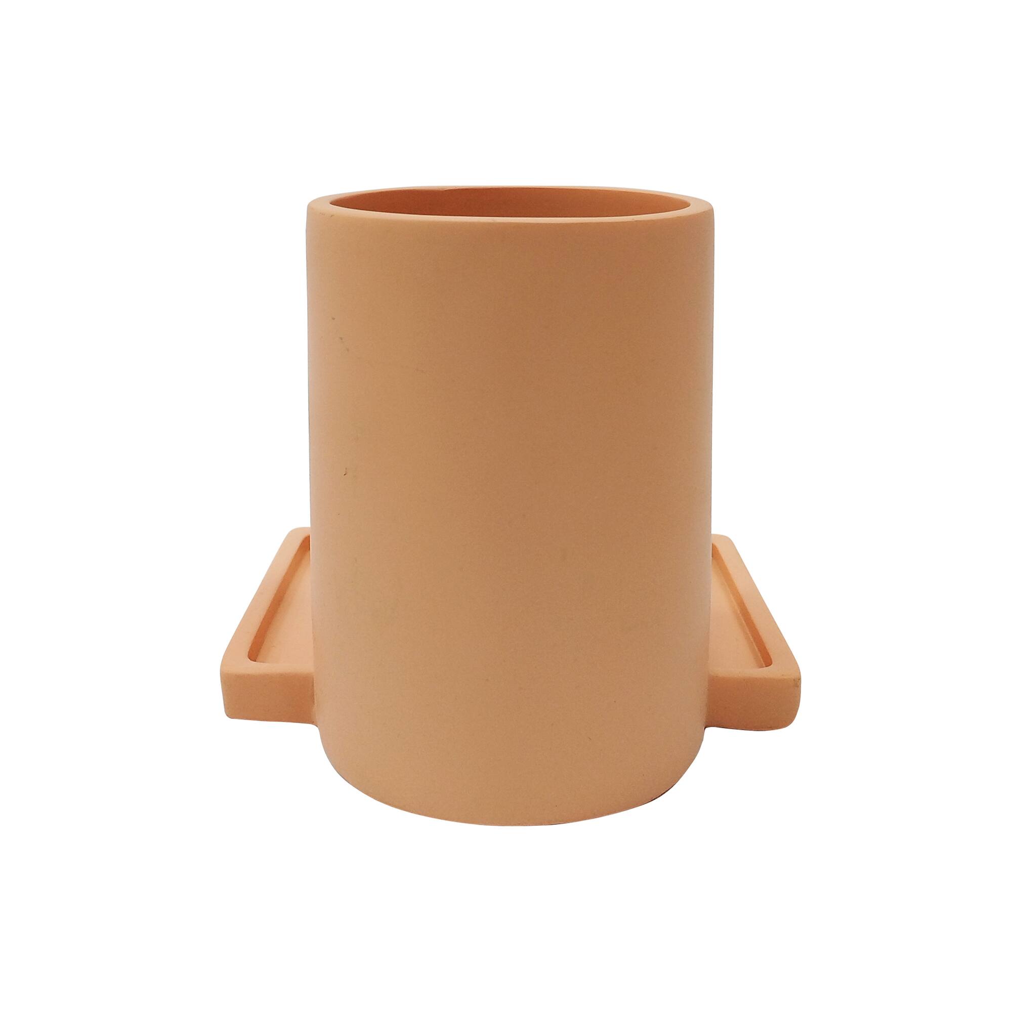 Peach Pen Cup with Tray by Ashland®
